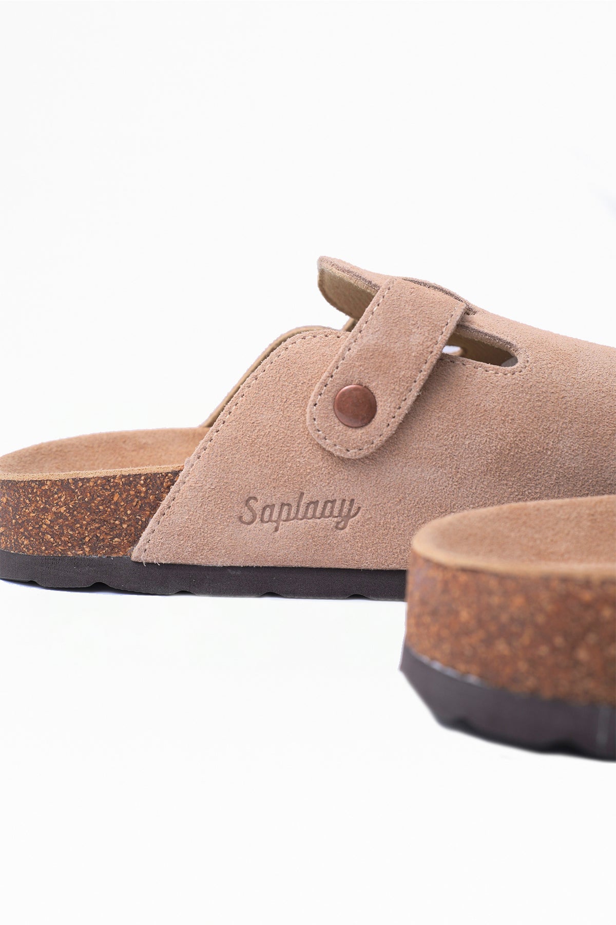 Birkener Clogs Light Beige Suede