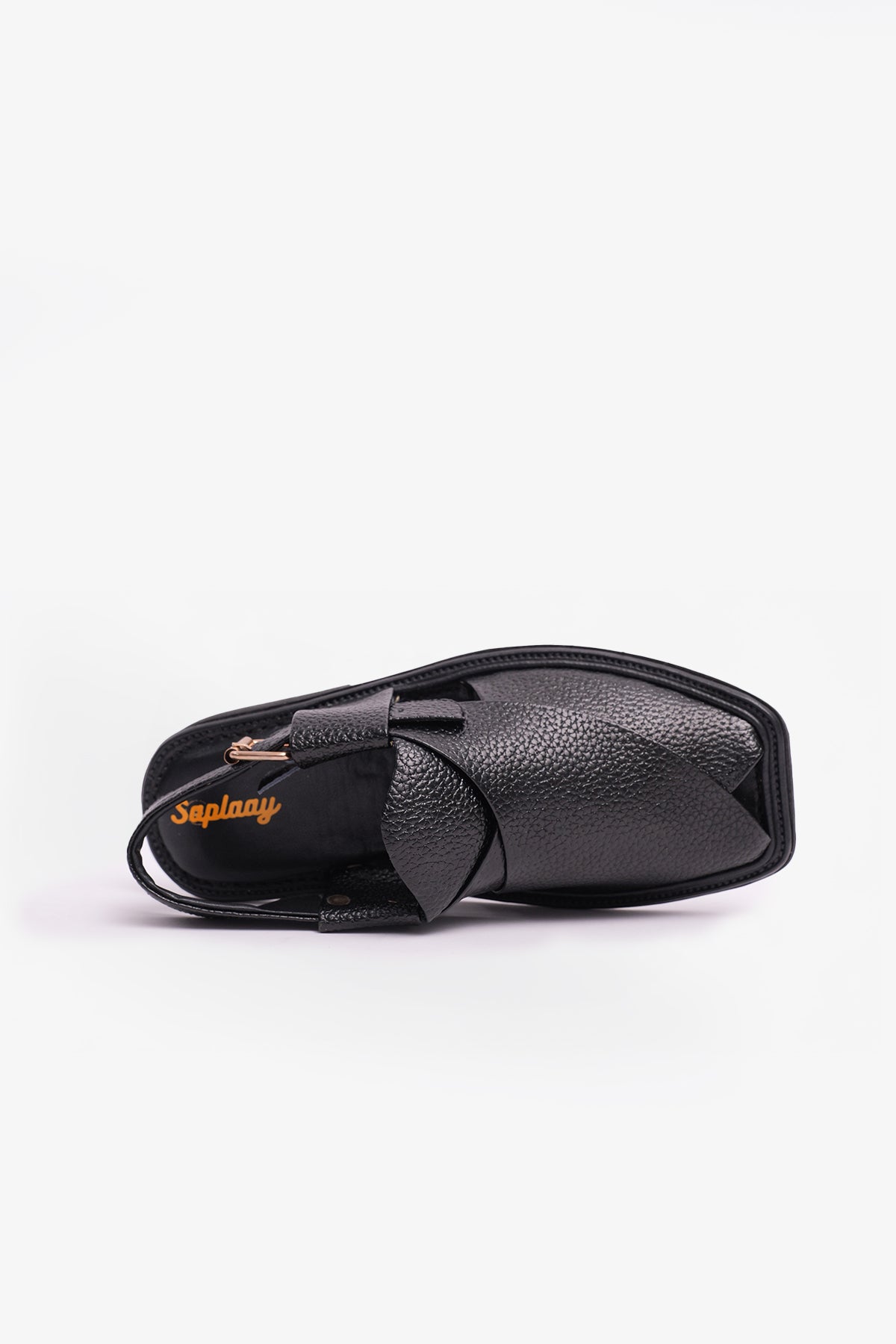 Charsadwal Black Grained Leather