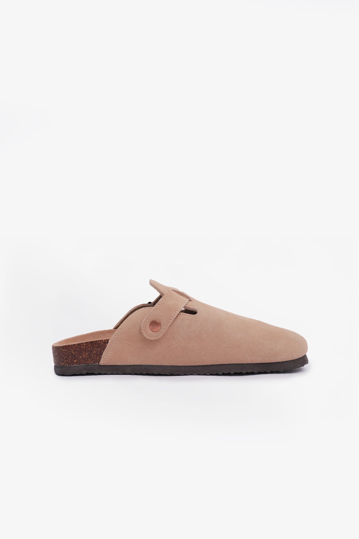 Birkener Clogs Light Beige Suede