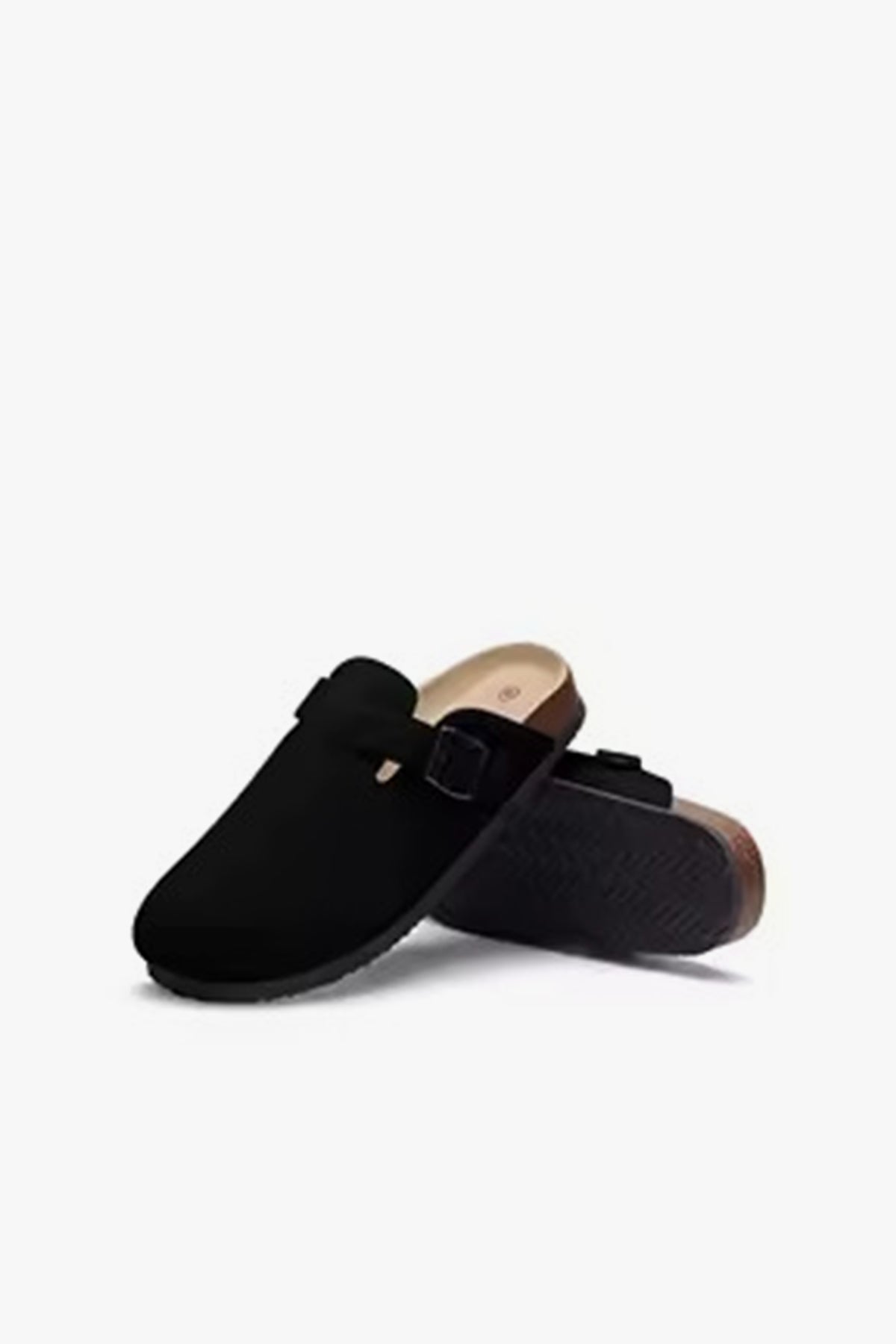 Birkener Clogs Black Suede