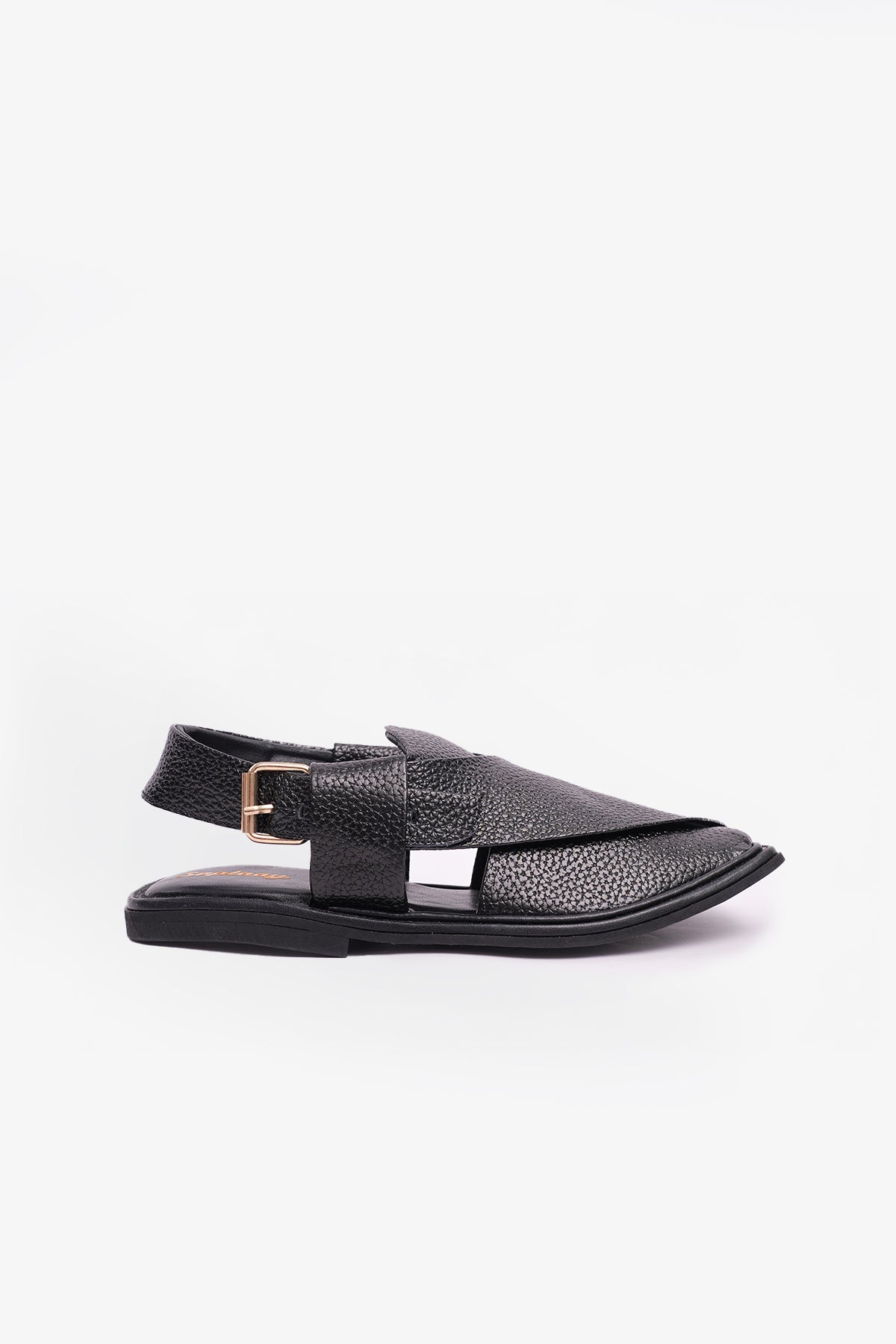 Charsadwal Black Grained Leather