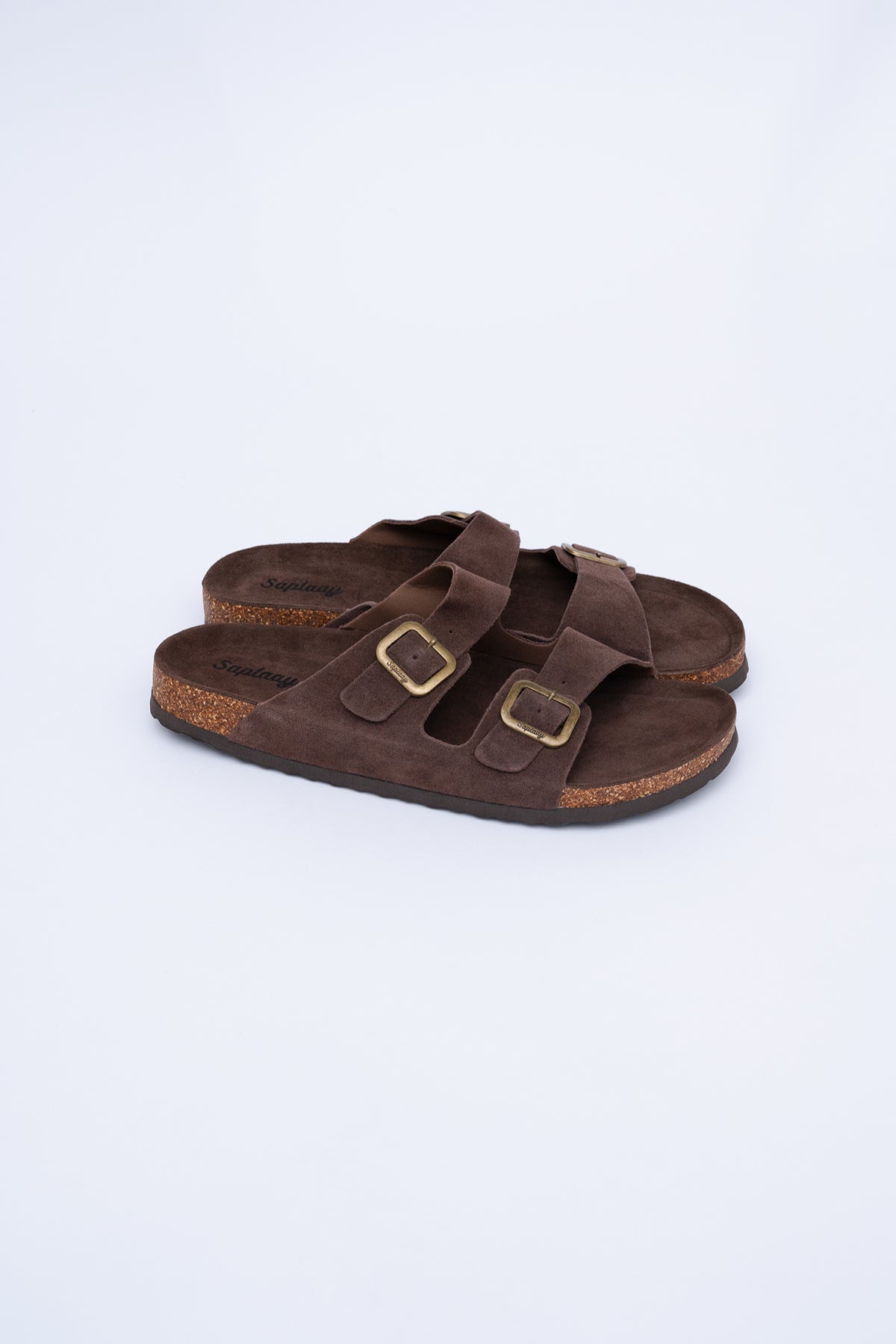 Birkener Slides Dark Brown