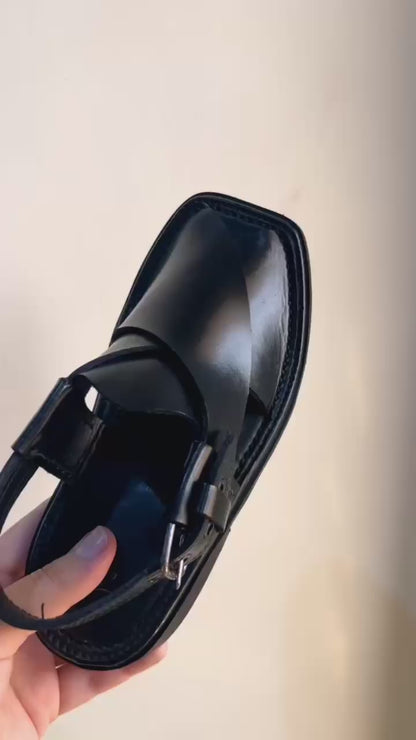Kids Charsadwal Plain Black